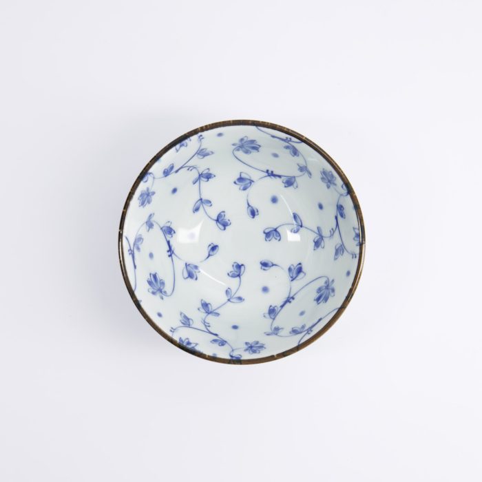 Tokyo Design Studio - Natsu Karakusa - Bol à Riz - Bleu/Blanc - 12x6,4cm – Image 2