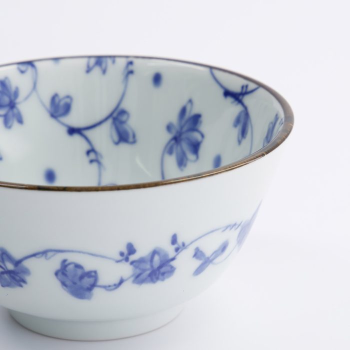 Tokyo Design Studio - Natsu Karakusa - Bol à Riz - Bleu/Blanc - 12x6,4cm – Image 4