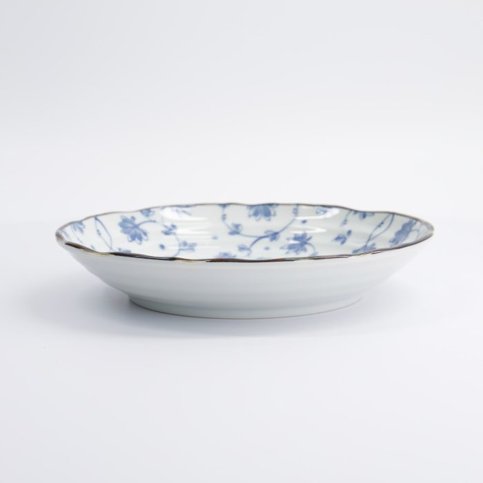 Tokyo Design Studio - Natsu - Karakusa - Assiette - Bleu/Blanc - 22x4cm – Image 3