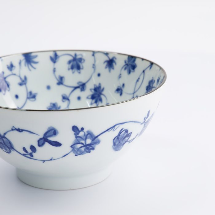 Tokyo Design Studio - Natsu - Karakusa - Bol - Bleu/Blanc - 17,8x9,5cm – Image 4