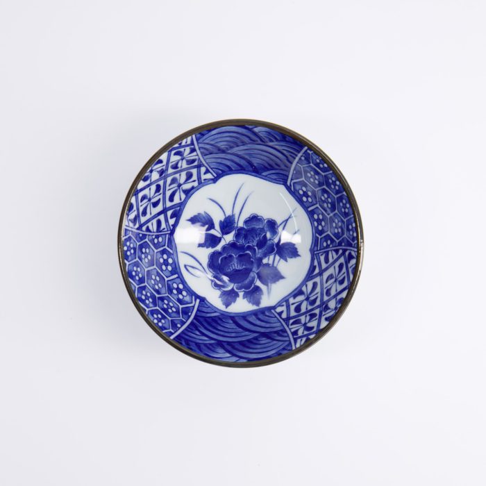 Tokyo Design Studio - Natsu Shozui - Bol à Riz - Bleu/Blanc - 12x6.4cm – Image 2