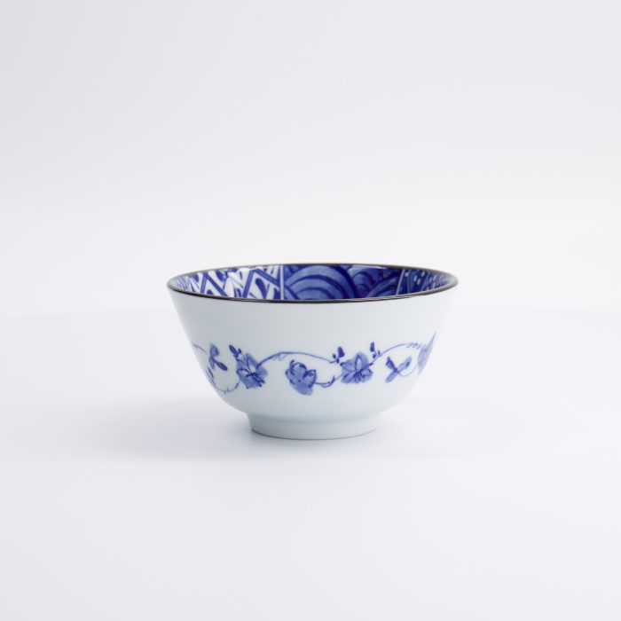 Tokyo Design Studio - Natsu Shozui - Bol à Riz - Bleu/Blanc - 12x6.4cm – Image 3