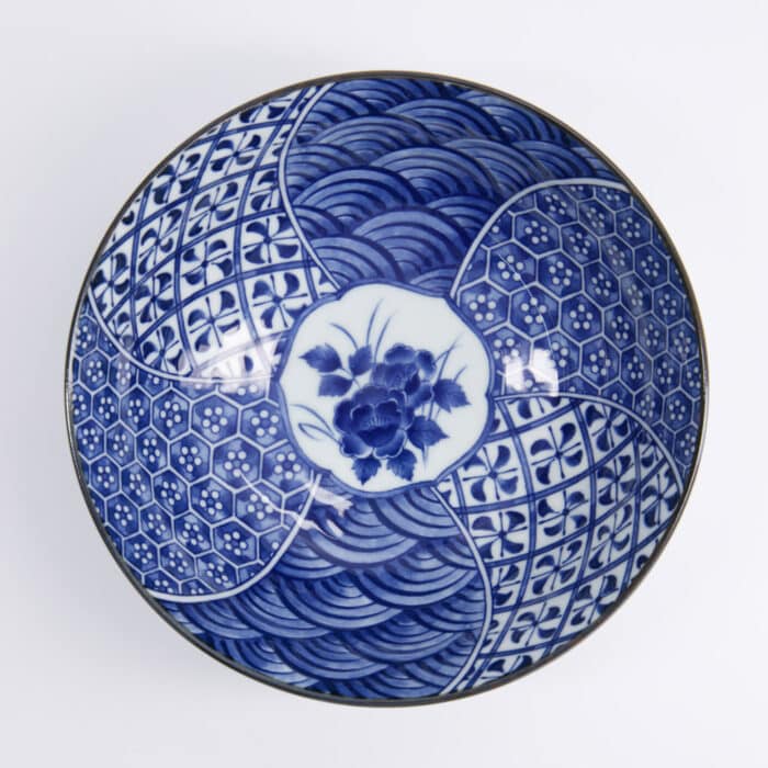 Tokyo Design Studio - Natsu - Shozui - Bol Ramen - Bleu/Blanc - 21x7.8cm - 1000ml – Image 2