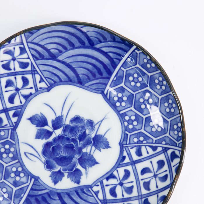 Tokyo Design Studio - Natsu - Shozui - Assiette à Dessert - Bleu/Blanc - 16.5x2cm – Image 3