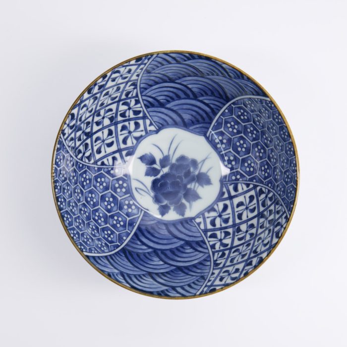 Tokyo Design Studio - Natsu - Shozui - Bol Mélangé - Bleu/Blanc - 17,8x9,5cm – Image 2