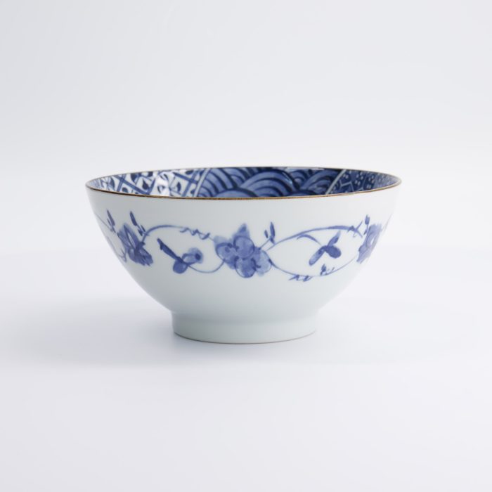 Tokyo Design Studio - Natsu - Shozui - Bol Mélangé - Bleu/Blanc - 17,8x9,5cm – Image 3