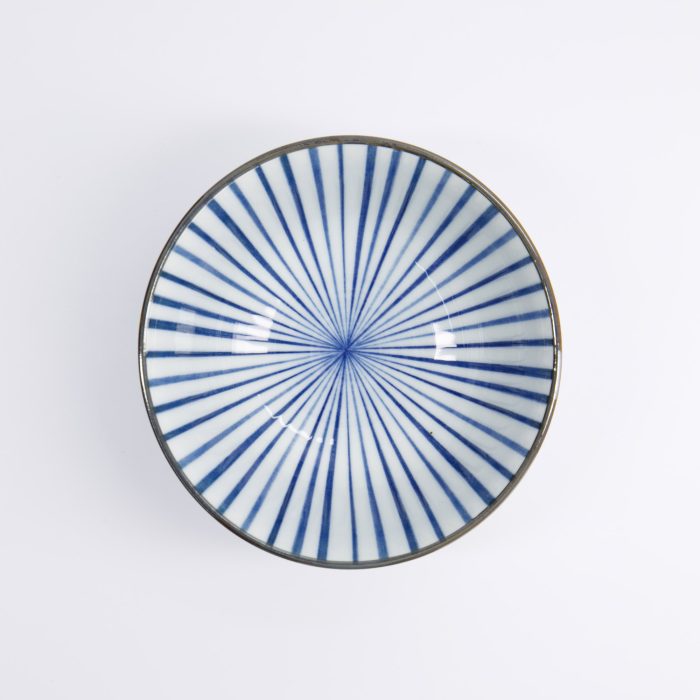 Tokyo Design Studio - Natsu - Tokusa - Tayo Bol - Bleu/Blanc - 15,2x6,7cm – Image 2