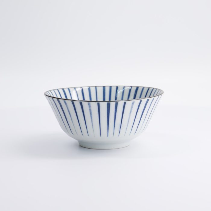 Tokyo Design Studio - Natsu - Tokusa - Tayo Bol - Bleu/Blanc - 15,2x6,7cm – Image 3
