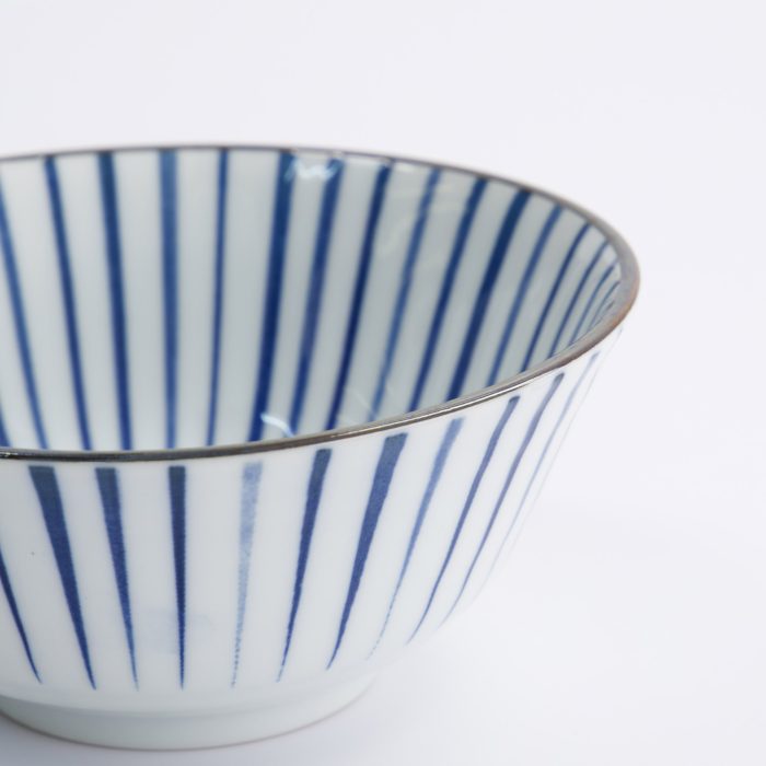 Tokyo Design Studio - Natsu - Tokusa - Tayo Bol - Bleu/Blanc - 15,2x6,7cm – Image 4