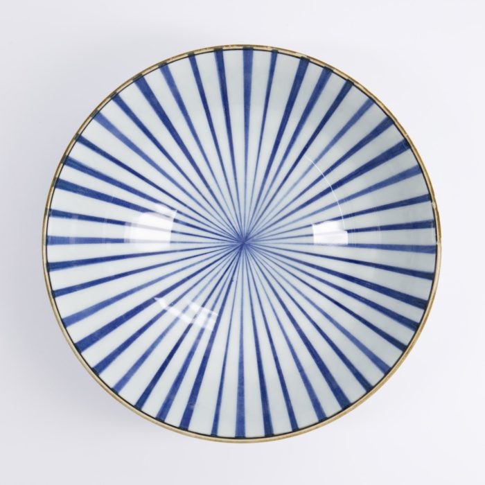 Tokyo Design Studio - Natsu - Tokusa - Bol à Ramen - Bleu/Blanc - 21x7,8cm - 1000ml – Image 2
