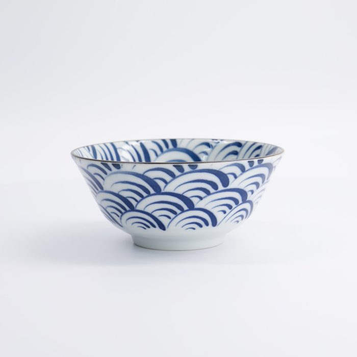 Tokyo Design Studio - Natsu - Nami - Tayo Bol - Bleu/Blanc - 15,2x6,7cm – Image 3