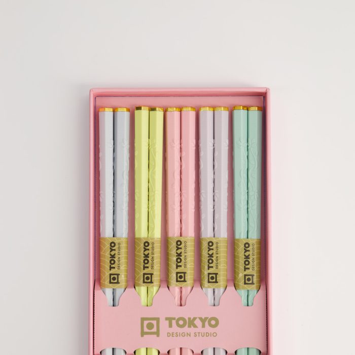 Tokyo Design Studio - Baguettes - Coffret Cadeau/5 - Sakura Rose – Image 4