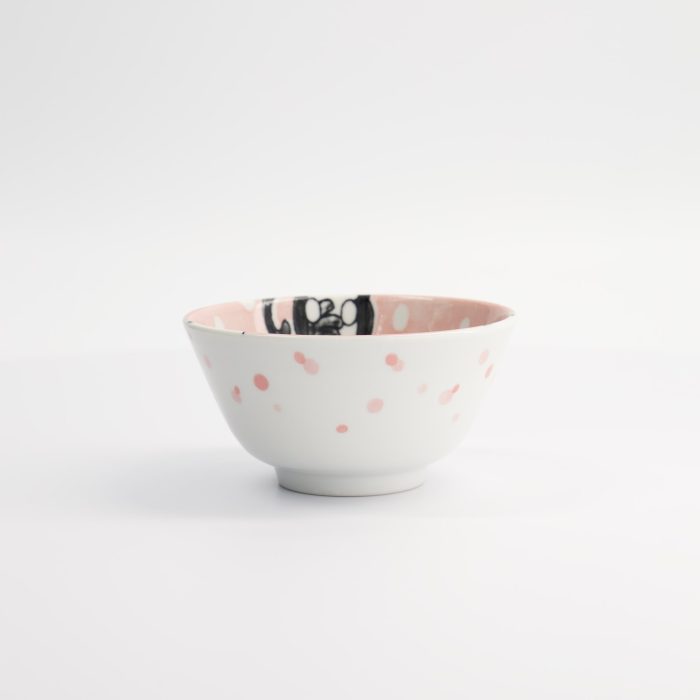 Tokyo Design Studio - Kawaii - Bol à Riz - Animaux - Rose - 12x6,2cm - 300ml – Image 3