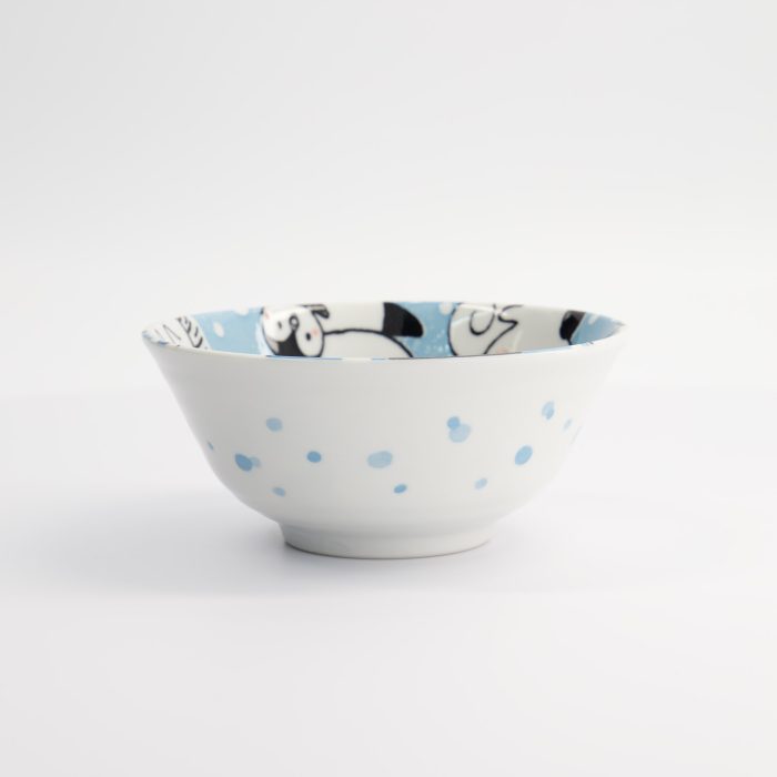 Tokyo Design Studio - Kawaii - Bol Tayo - Animaux - Bleu - 15.5x6.8cm - 500ml – Image 3
