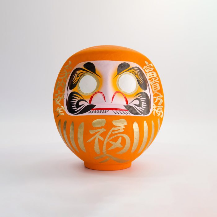 Tokyo Design Studio - Daruma - Orange - 12cm – Image 2