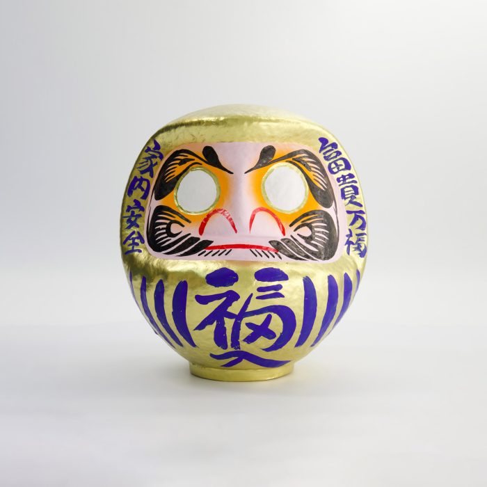 Poupée Daruma Dorée - 12cm – Image 2