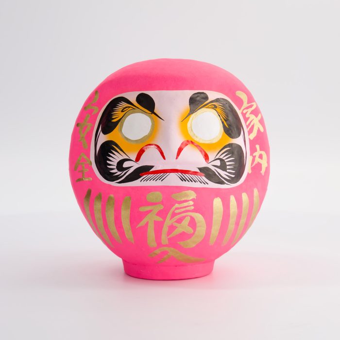 Poupée Daruma Rose - 17cm – Image 2