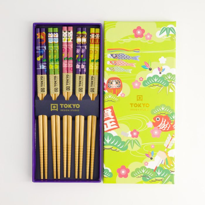 Tokyo Design Studio - Set de Baguettes - Vert Printanier - 5 pièces – Image 2