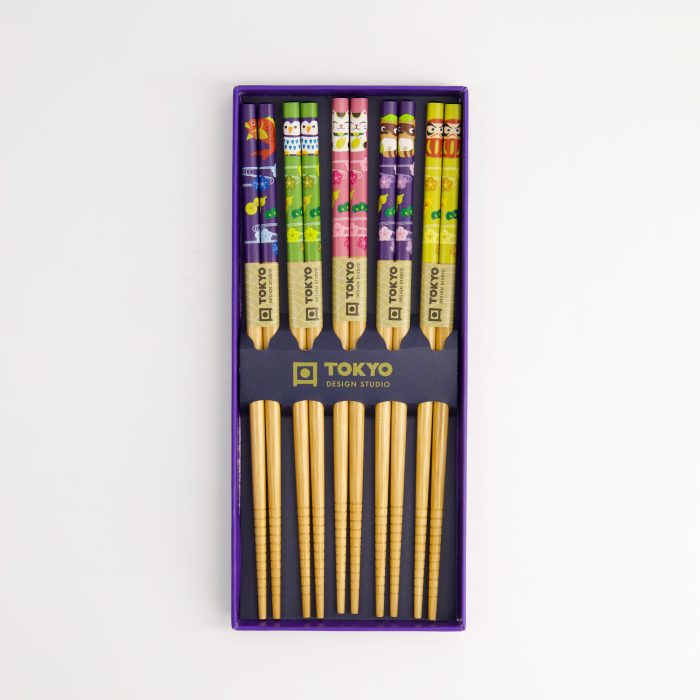 Tokyo Design Studio - Set de Baguettes - Vert Printanier - 5 pièces – Image 3