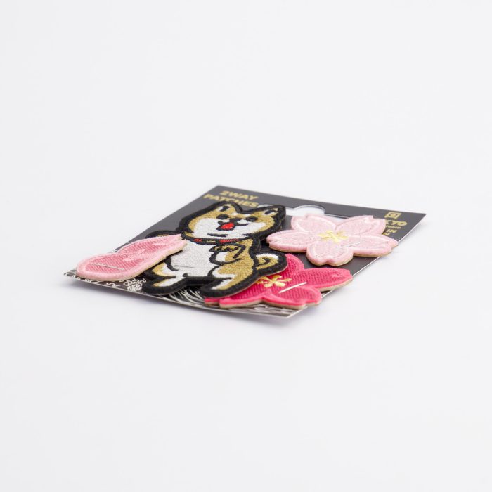 Tokyo Design Studio - Patch - 2-en-1 - Shiba-Inu - avec Sakura – Image 3
