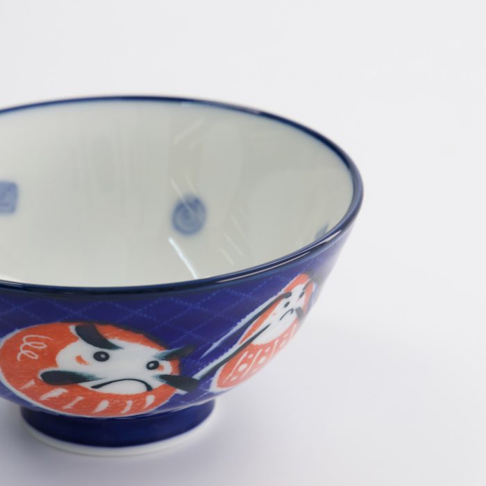 Tokyo Design Studio - Kawaii - Bol à Riz - 11.3x5.8cm - 300ml - Bol Daruma - Bleu – Image 4