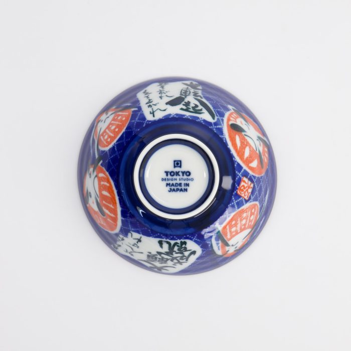 Tokyo Design Studio - Kawaii - Bol à Riz - 11.3x5.8cm - 300ml - Bol Daruma - Bleu – Image 5