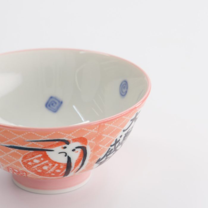 Tokyo Design Studio - Kawaii - Bol à riz - 11.3x5.8cm - 300ml - Daruma - Rose – Image 4