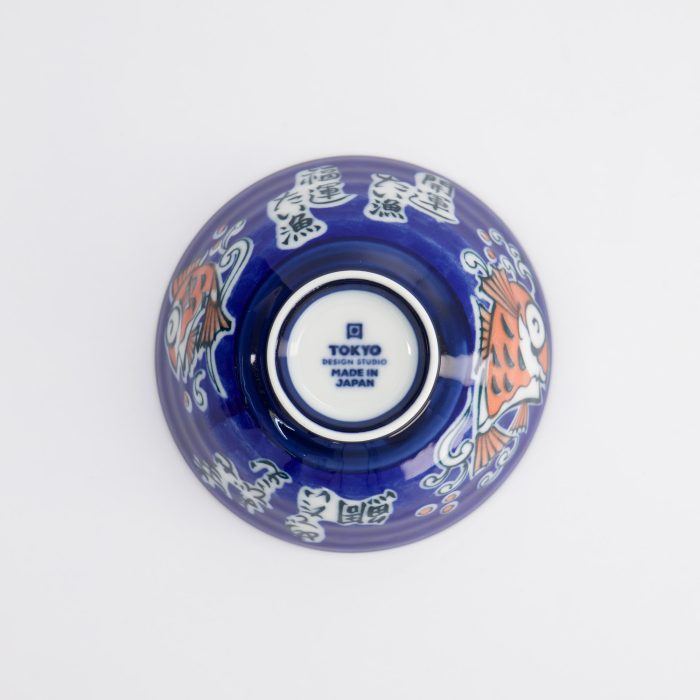Tokyo Design Studio - Kawaii - Bols à Riz - 11.3x5.8cm - 300ml - Bol Snapper - Bleu – Image 5