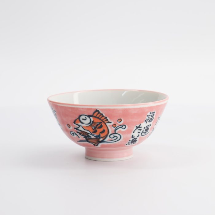 Tokyo Design Studio - Kawaii - Bol à Riz - 11.3x5.8cm - 300ml - Poisson Snapper - Rose – Image 3
