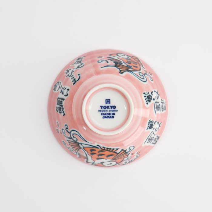 Tokyo Design Studio - Kawaii - Bol à Riz - 11.3x5.8cm - 300ml - Poisson Snapper - Rose – Image 5