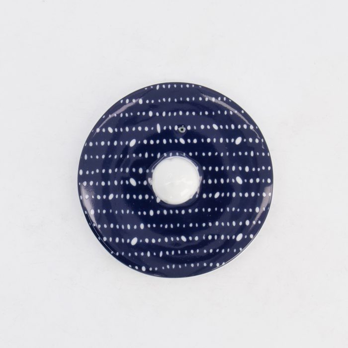 Tokyo Design Studio - Couvercle pour Théière en Fonte Bleu de Nîmes Pebble – Image 2