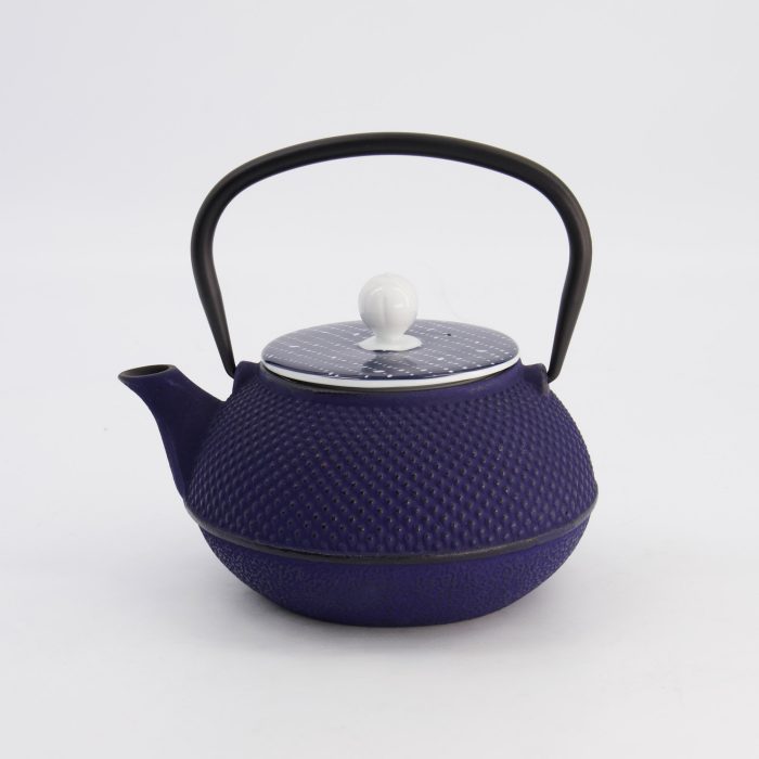 Tokyo Design Studio - Couvercle pour Théière en Fonte Bleu de Nîmes Pebble – Image 3