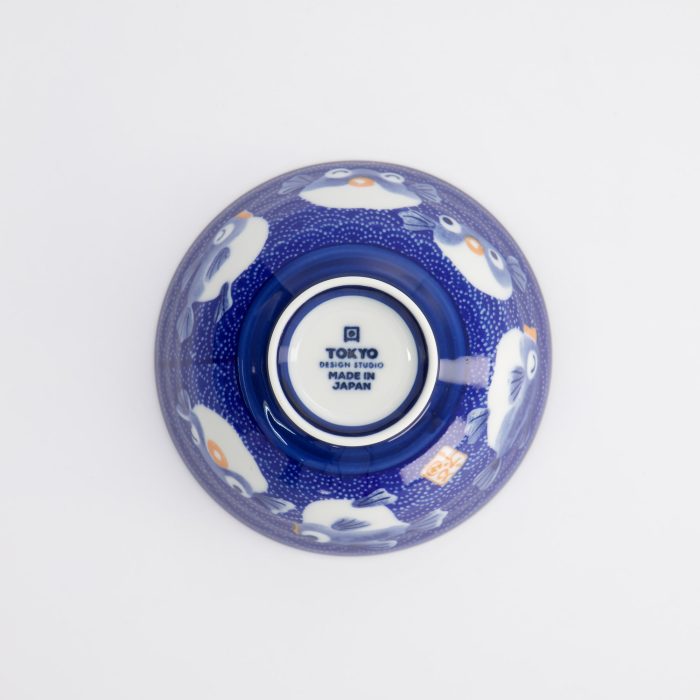 Tokyo Design Studio - Kawaii - Bol à Riz - 11.3x5.8cm - 300ml - Poisson-globe - Bleu Foncé Description du – Image 5