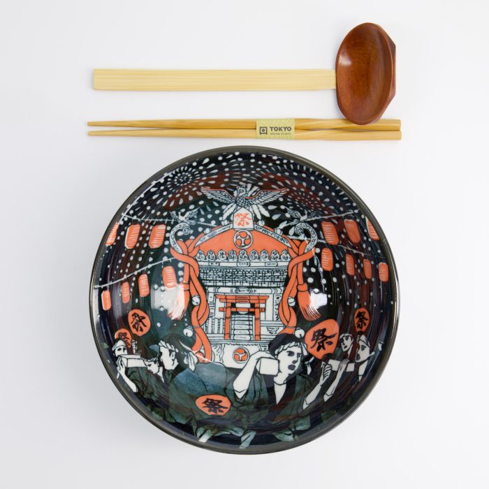 Tokyo Design Studio - Matsuri - Ensemble de 3 Bols à Ramen - 20,5x8cm - 1250ml – Image 2