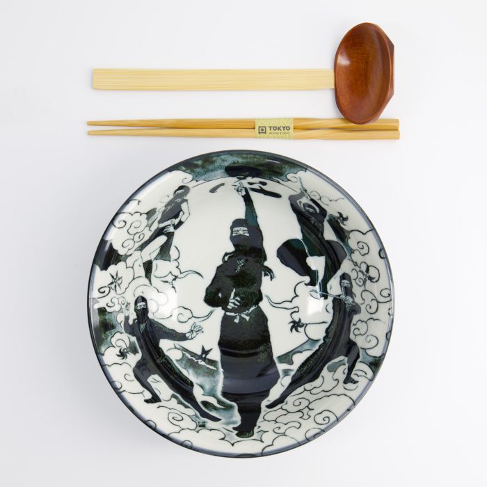 Tokyo Design Studio - Asakusa - Set Cadeau Ramen 3 Pièces - 20,5x8cm - 1250ml - Ninja – Image 2
