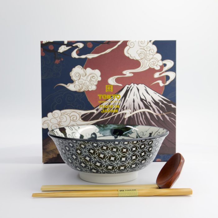 Tokyo Design Studio - Asakusa - Set Cadeau Ramen 3 Pièces - 20,5x8cm - 1250ml - Ninja – Image 4