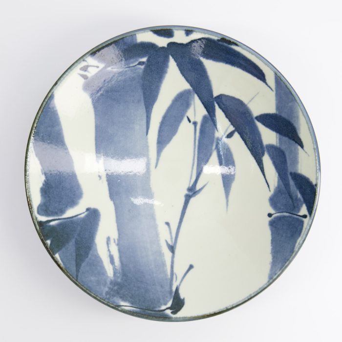 Tokyo Design Studio - Bol à Ramen Coffret Cadeau - 1 pièce - 25,2x7,7 cm - 1400 ml - Bambou Bleu – Image 2