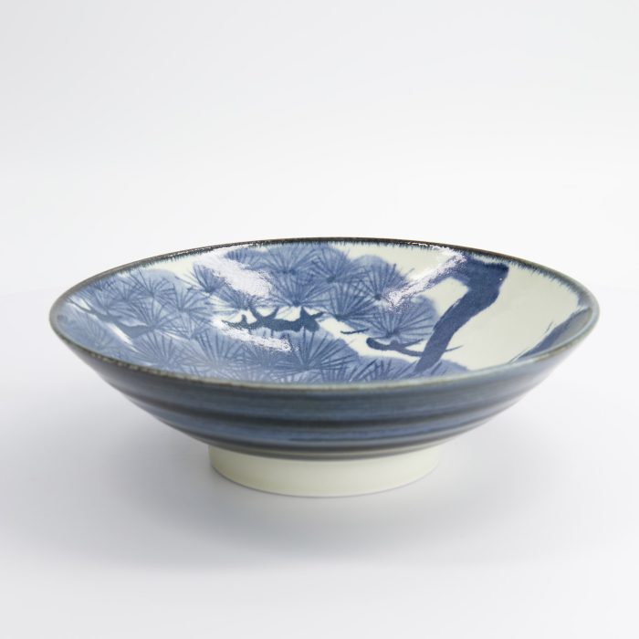 Tokyo Design Studio - Bol à Ramen - Set Cadeau 1 Pièce - 25,2x7,7cm - 1400ml - Bleu/Blanc – Image 3