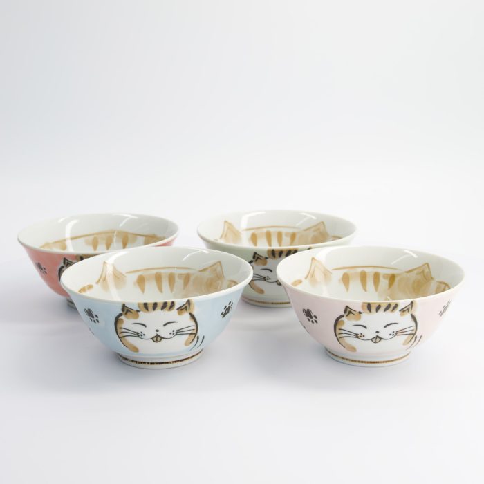 Tokyo Design Studio - Bols Mélangés - Kawaii - 4 pièces - Coffret cadeau - 15x7cm - 500ml – Image 3