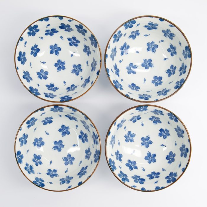 Tokyo Design Studio - Hana Chirashi - Set de Bols Mélangés - 4 Pièces - 15x7cm - 500ml – Image 2
