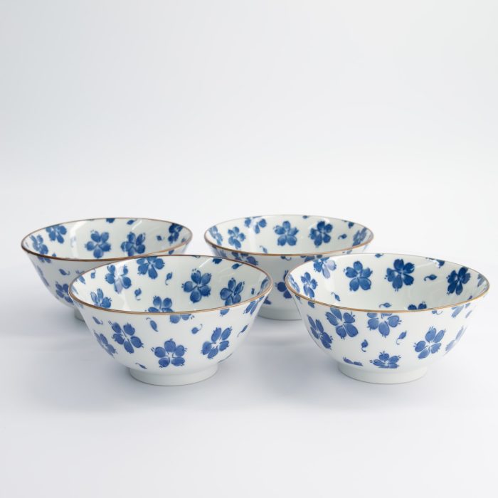 Tokyo Design Studio - Hana Chirashi - Set de Bols Mélangés - 4 Pièces - 15x7cm - 500ml – Image 3