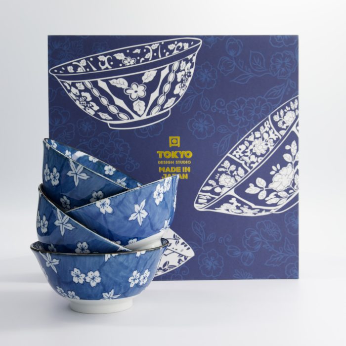 Tokyo Design Studio - Sakura Momiji - Bols - Set de 4 - 15x7cm - 500ml – Image 4