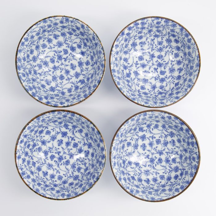Tokyo Design Studio - Kara Hana - Ensemble de bols - 4 pièces - 15x7cm - 500ml – Image 2