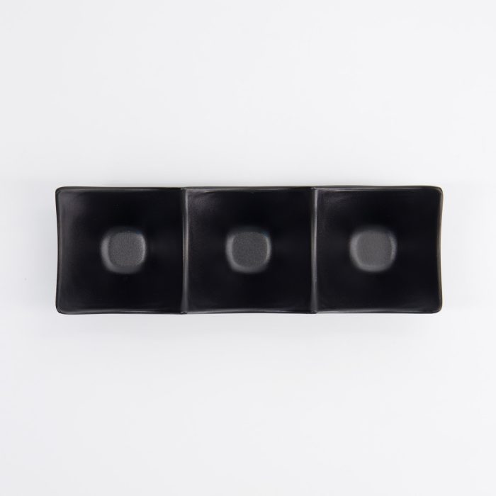 Tokyo Design Studio - Iwate Noir - Coupelle à Sauce - 3 pièces - 18,7x6,2x4,4 cm - 114 ml – Image 2