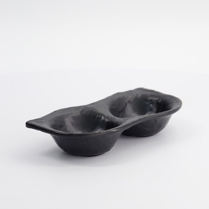 Tokyo Design Studio - Iwate Noir - Assiette à Sauce - 2 pièces - 19,2x9,4x3,6cm - 110ml – Image 3