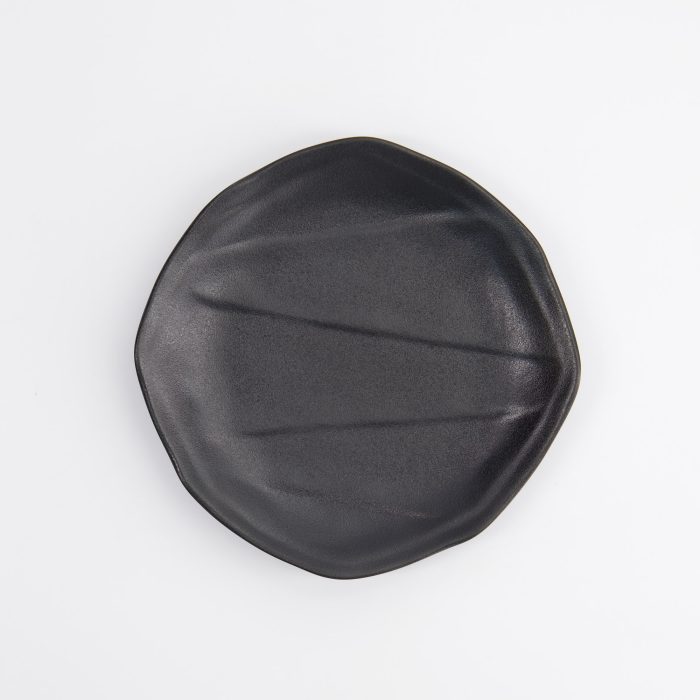 Tokyo Design Studio - Mélamine - Iwate Noir - Assiette Ronde - 15.7x15.7x2.3cm – Image 2