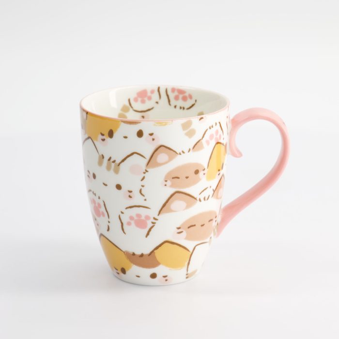 Tokyo Design Studio - Kawaii - Tasse avec Boîte Cadeau - Chat - Rose - 8.5x10.2cm - 380ml – Image 2