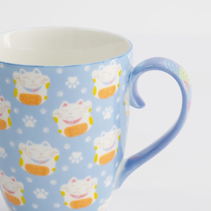 Tokyo Design Studio - Kawaii - Tasse avec Coffret Cadeau - Bleu - 8.5x10.2cm - 380ml – Image 3