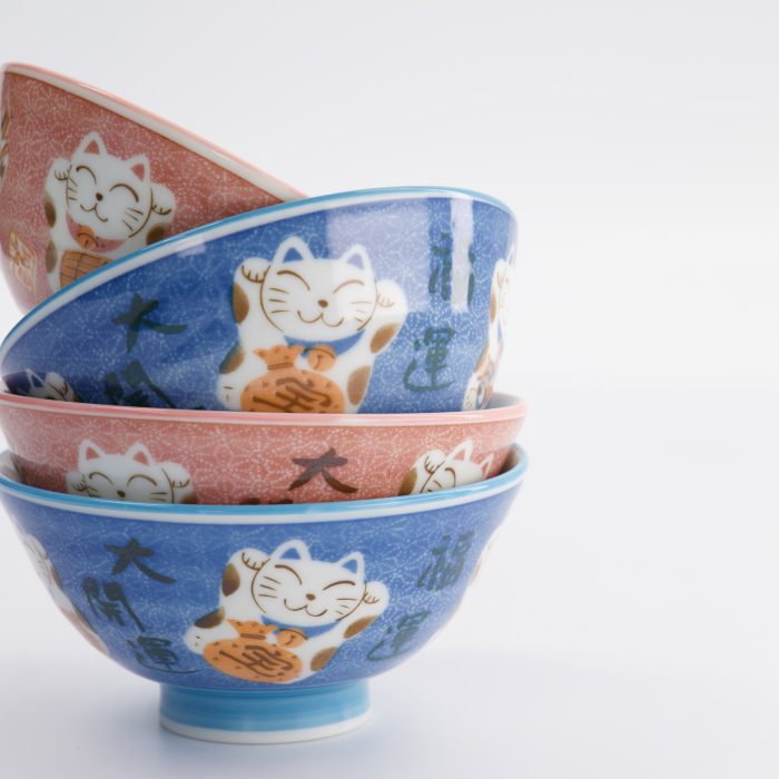 Tokyo Design Studio - Kawaii - Coffret de Bols - 4 pièces - Bleu/Rose - 11,3x5,8cm – Image 4