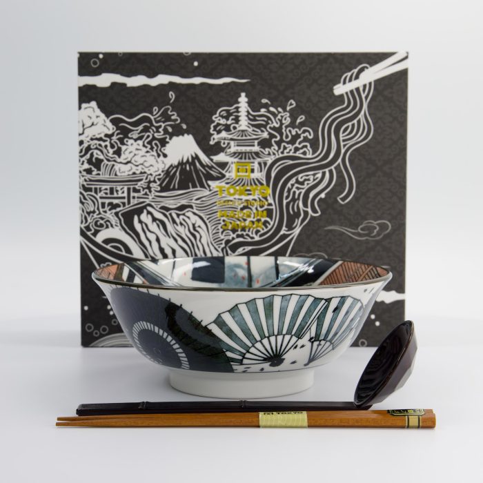 Tokyo Design Studio - Asakusa - Set de 3 bols à ramen - 20,5x8cm - 1250ml - Geisha – Image 5